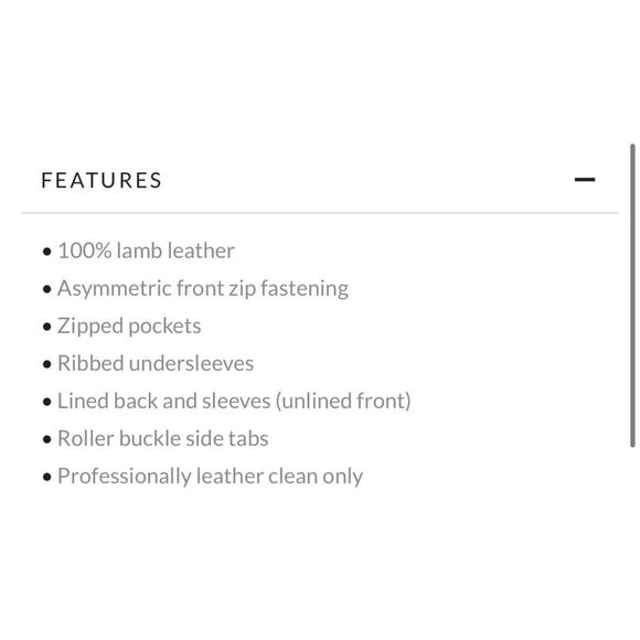 Muubaa lamb leather navy draped zipper jacket 6 - Picture 16 of 16